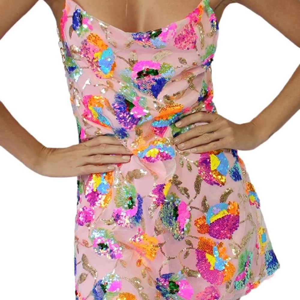 Sequin mini dress